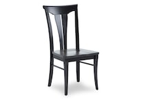 shadow dark smoke solid wood dining   