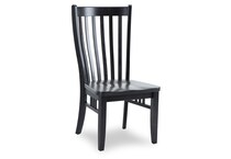 shadow dark smoke solid wood dining   