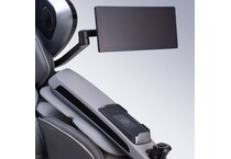 silver black massage rocker recliner cczm  