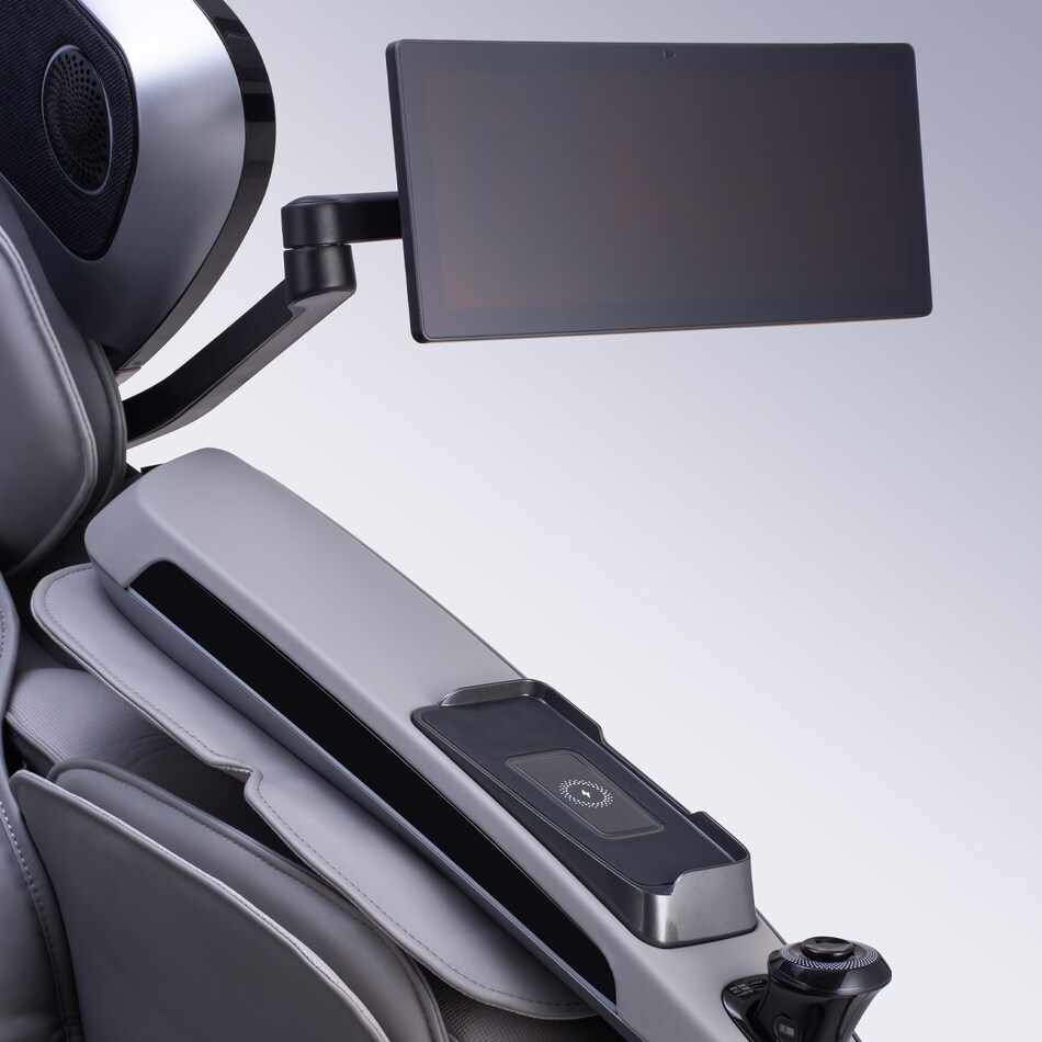 silver black massage rocker recliner cczm  