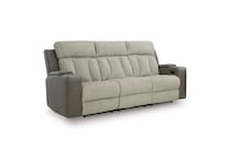 sisal casual transitional recl sofa   