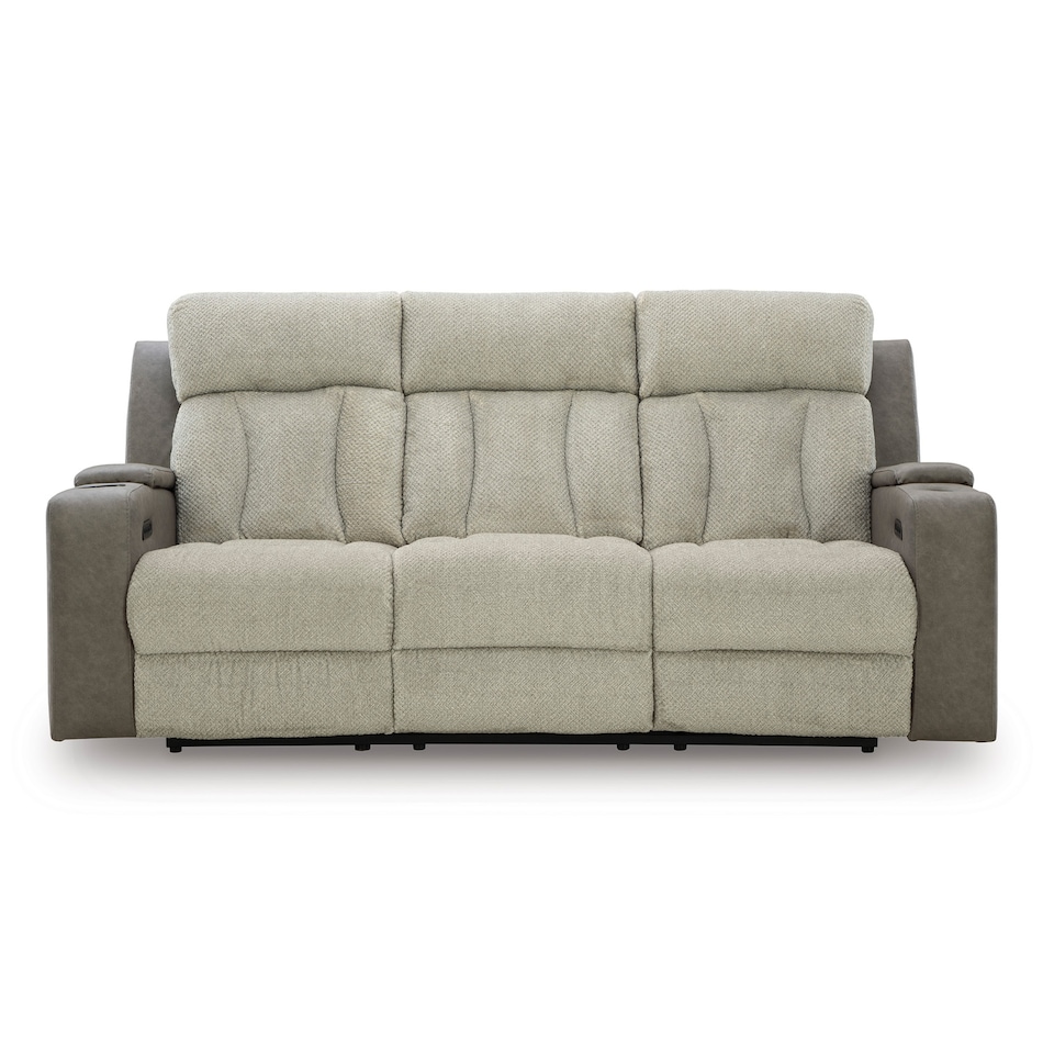 sisal casual transitional recl sofa   