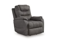 snowfield gunmetal wall recliner   