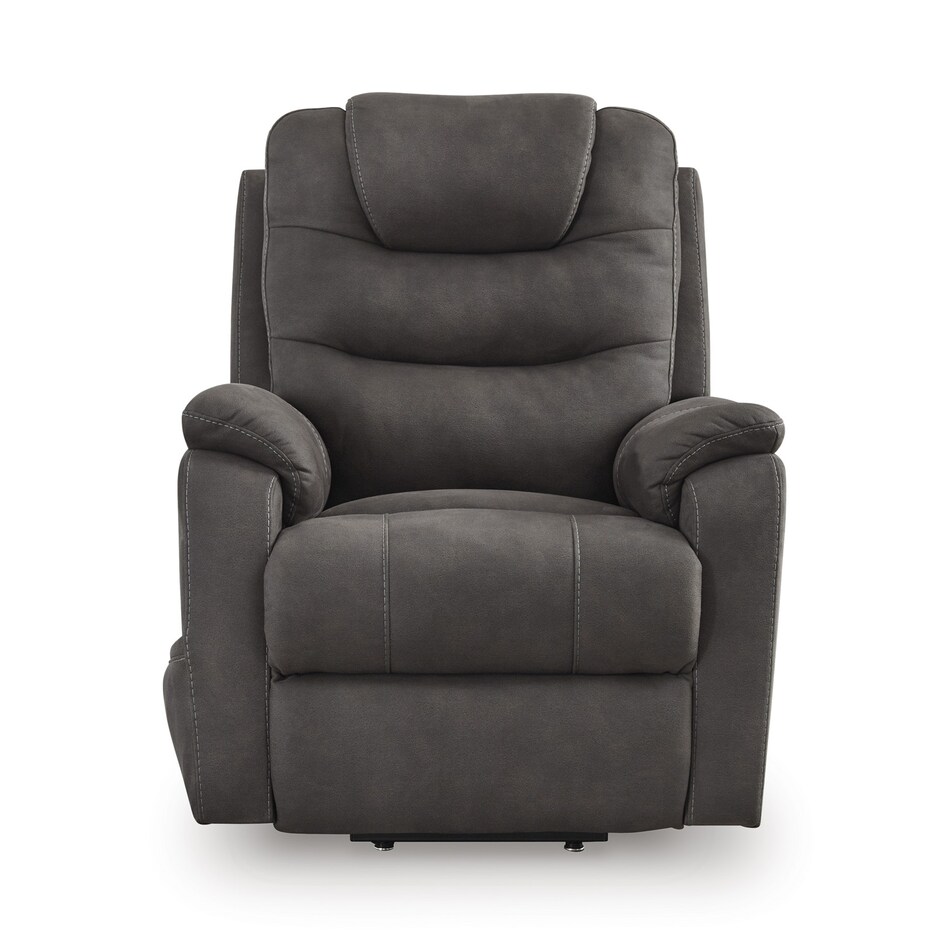snowfield gunmetal wall recliner   