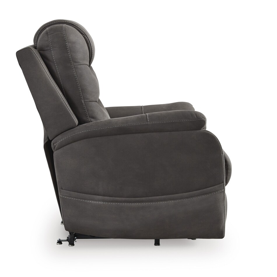 snowfield gunmetal wall recliner   