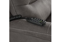 snowfield gunmetal wall recliner   