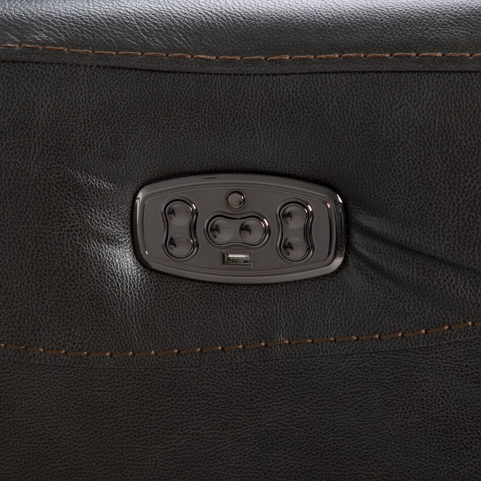 steel casual transitional recl sofa   