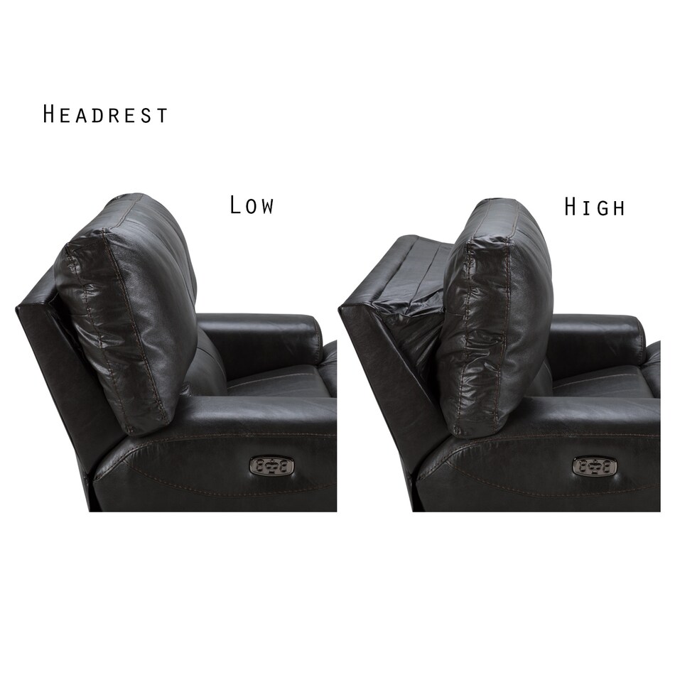 steel casual transitional recl sofa   