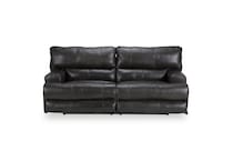 steel casual transitional recl sofa   