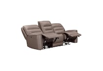 sydney brunette casual transitional recl sofa   