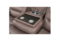 sydney brunette casual transitional recl sofa   