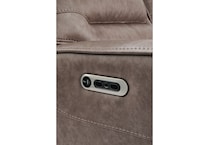 sydney brunette casual transitional recl sofa   