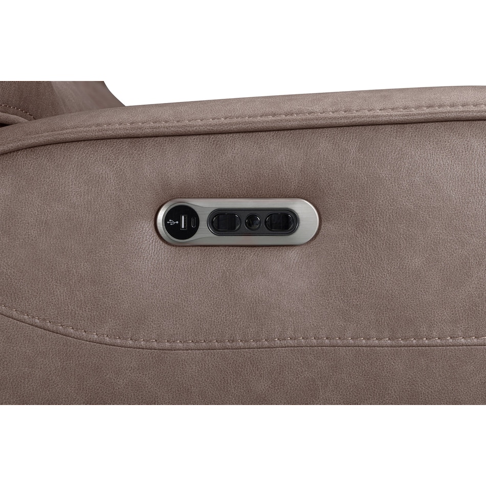 sydney brunette casual transitional recl sofa   