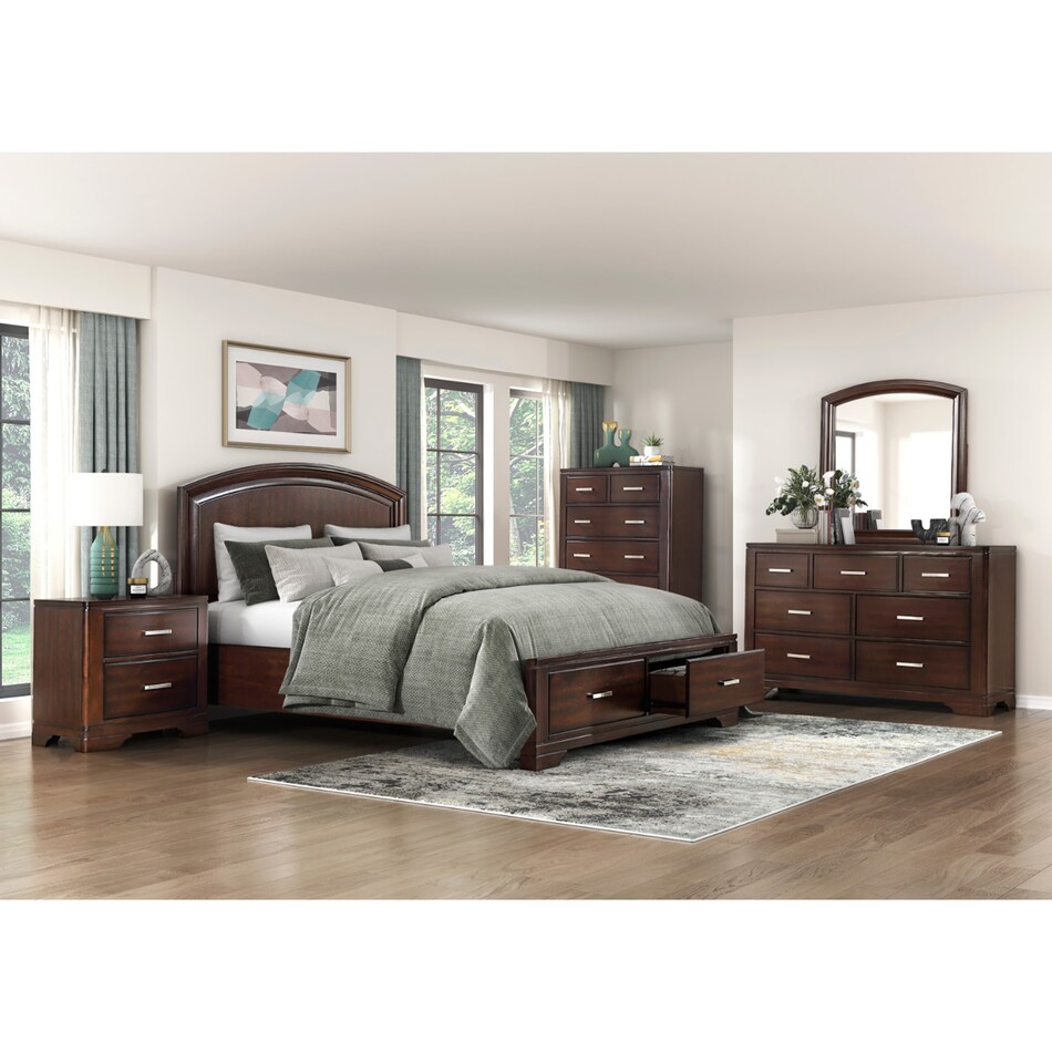 t brown bed package tqn  