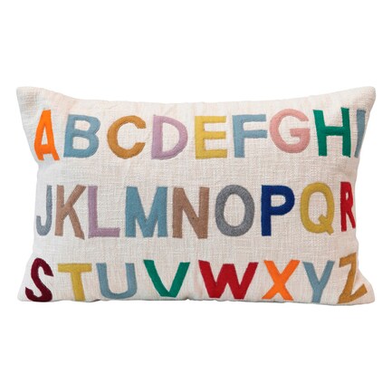 24 x 16 Aphabet Pillow