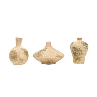 S/3 Cream Vases