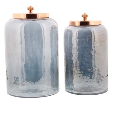 S/2 Glass Jars