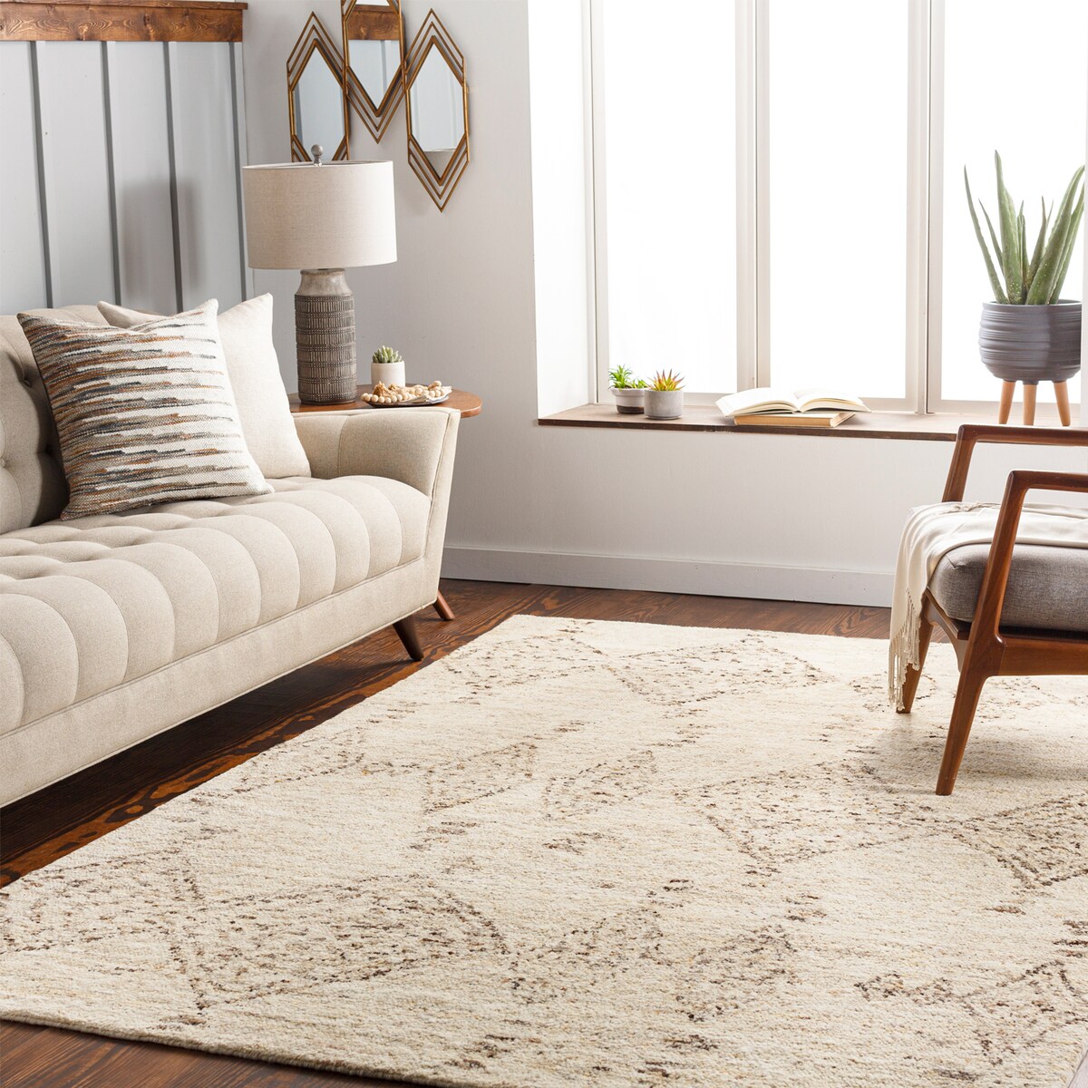tan area rug   