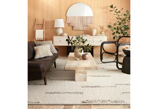 tan area rug   
