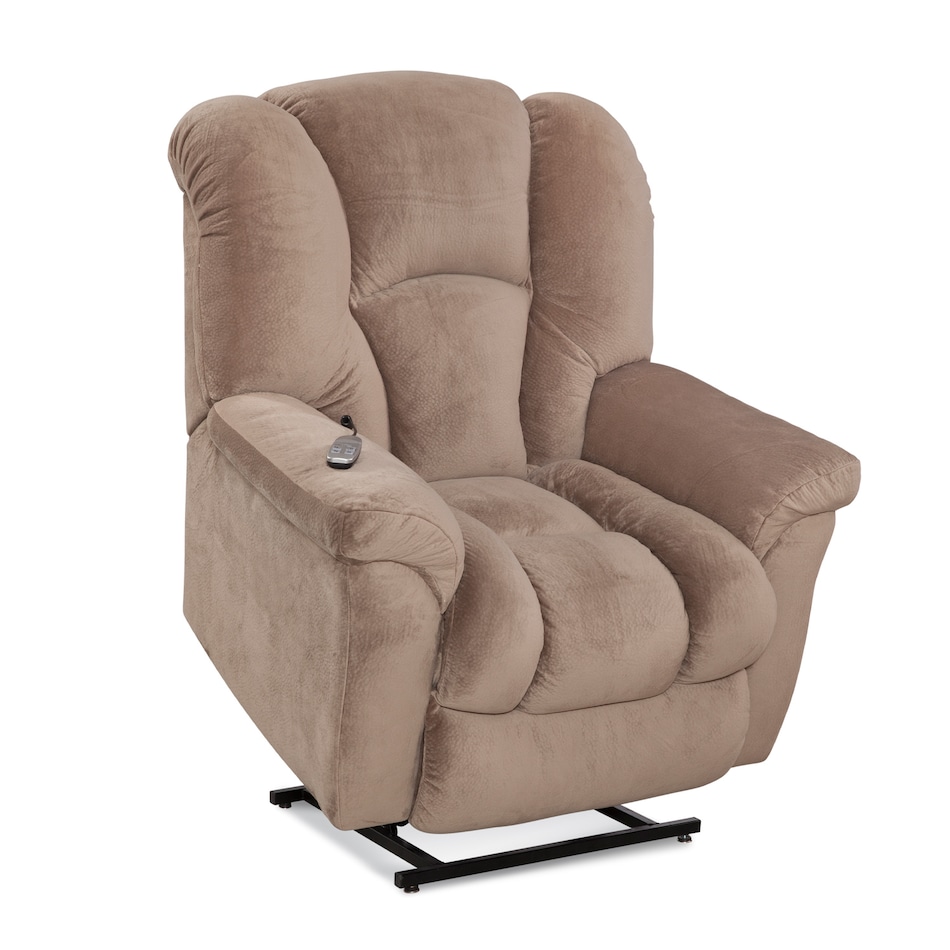 tan wall recliner   