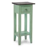 teal accent pieces   