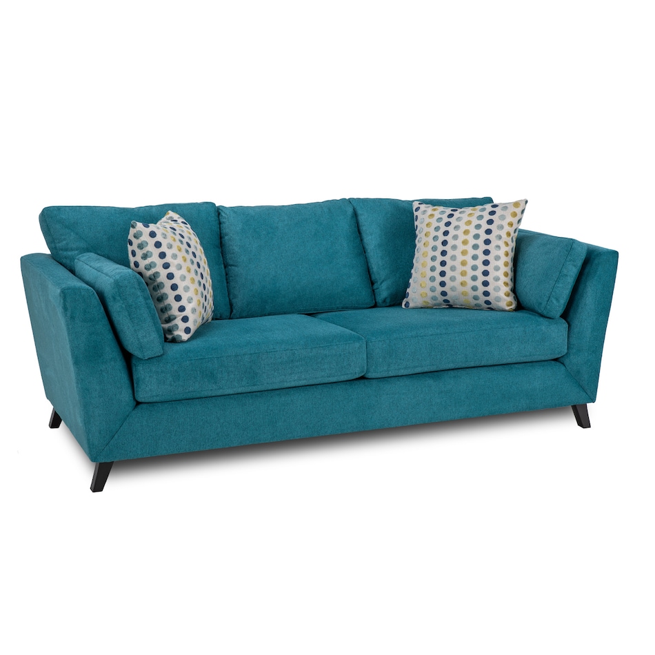 teal casual sofas   