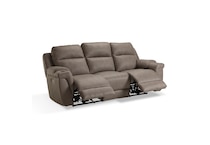 telluride   casual transitional recl sofa   