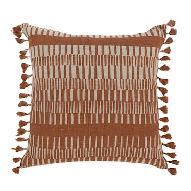 Jagger Terracotta 20x20 Pillow