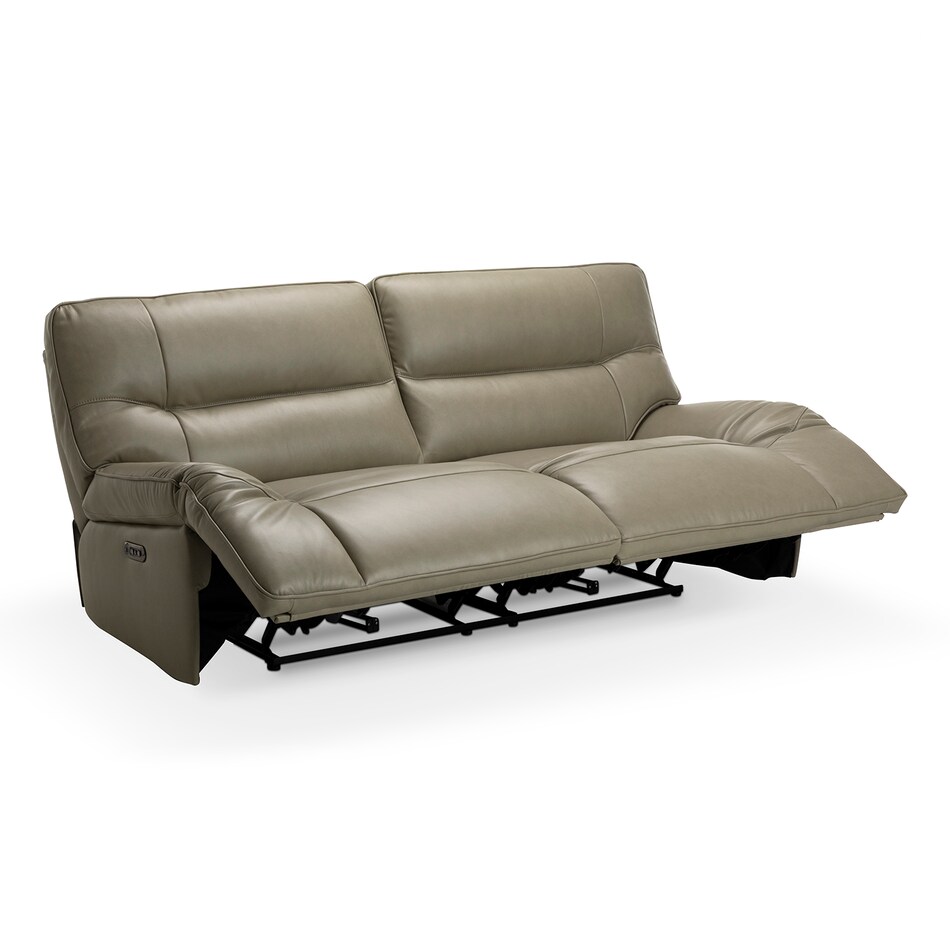 texas sage hps leathermatch sofa   