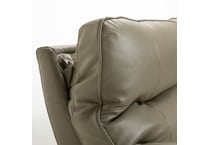 texas sage hps leathermatch sofa   