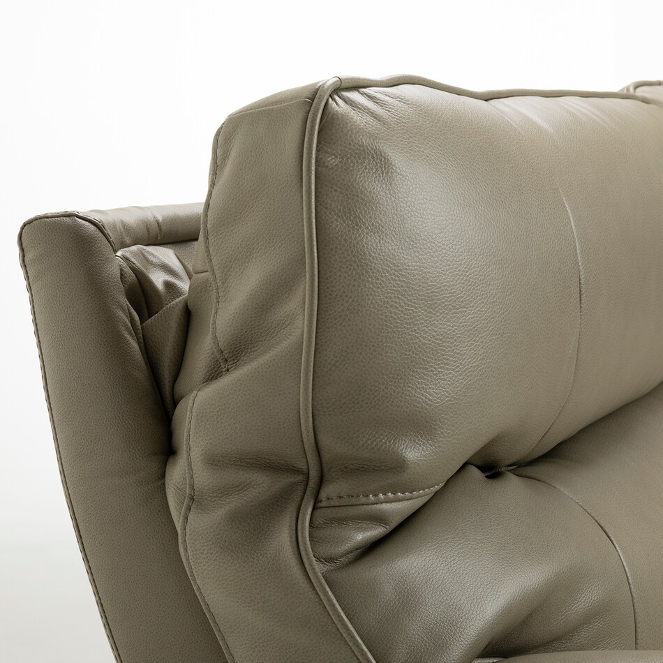 texas sage hps leathermatch sofa   