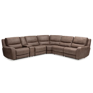 Jamie 6-Pc. Power Reclining Sectional