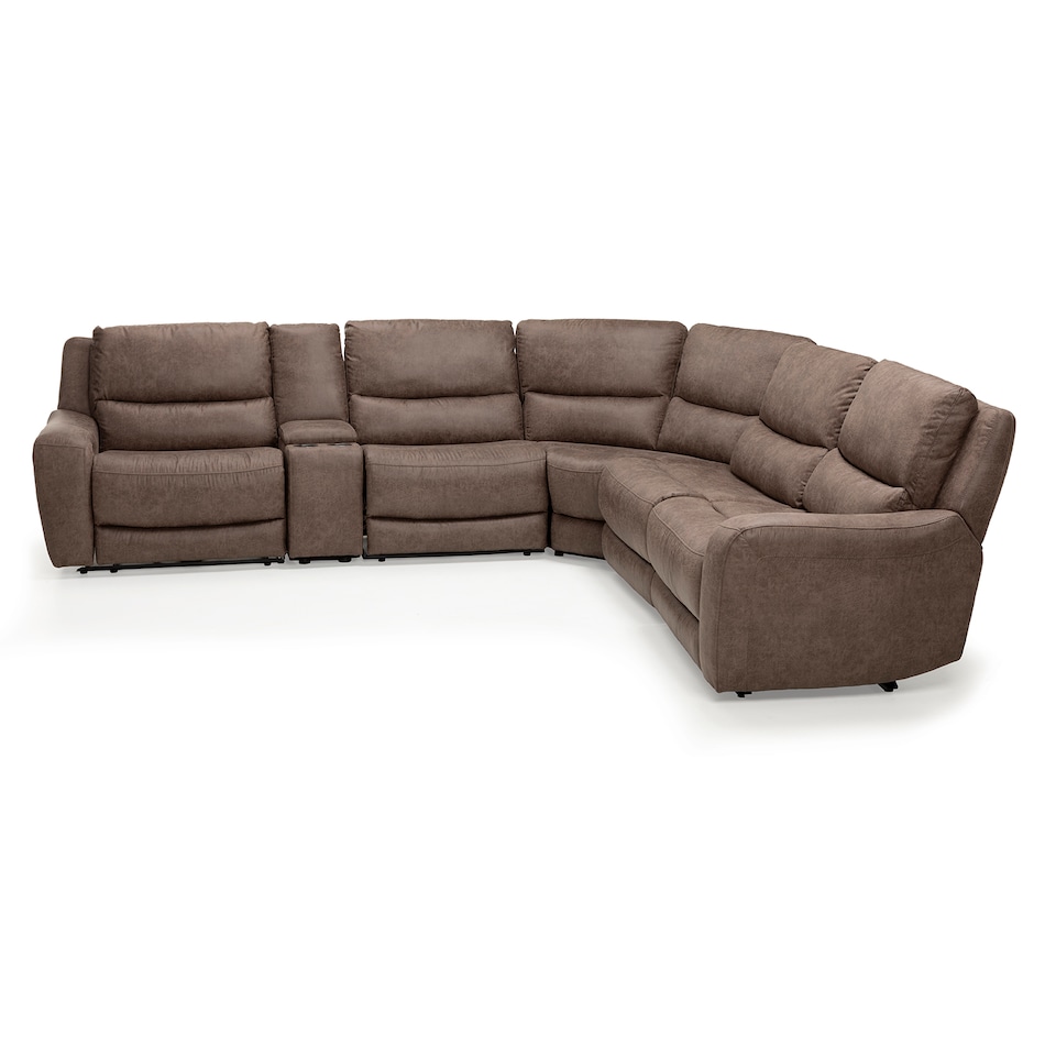 texas slate sectional w recliner mpc  