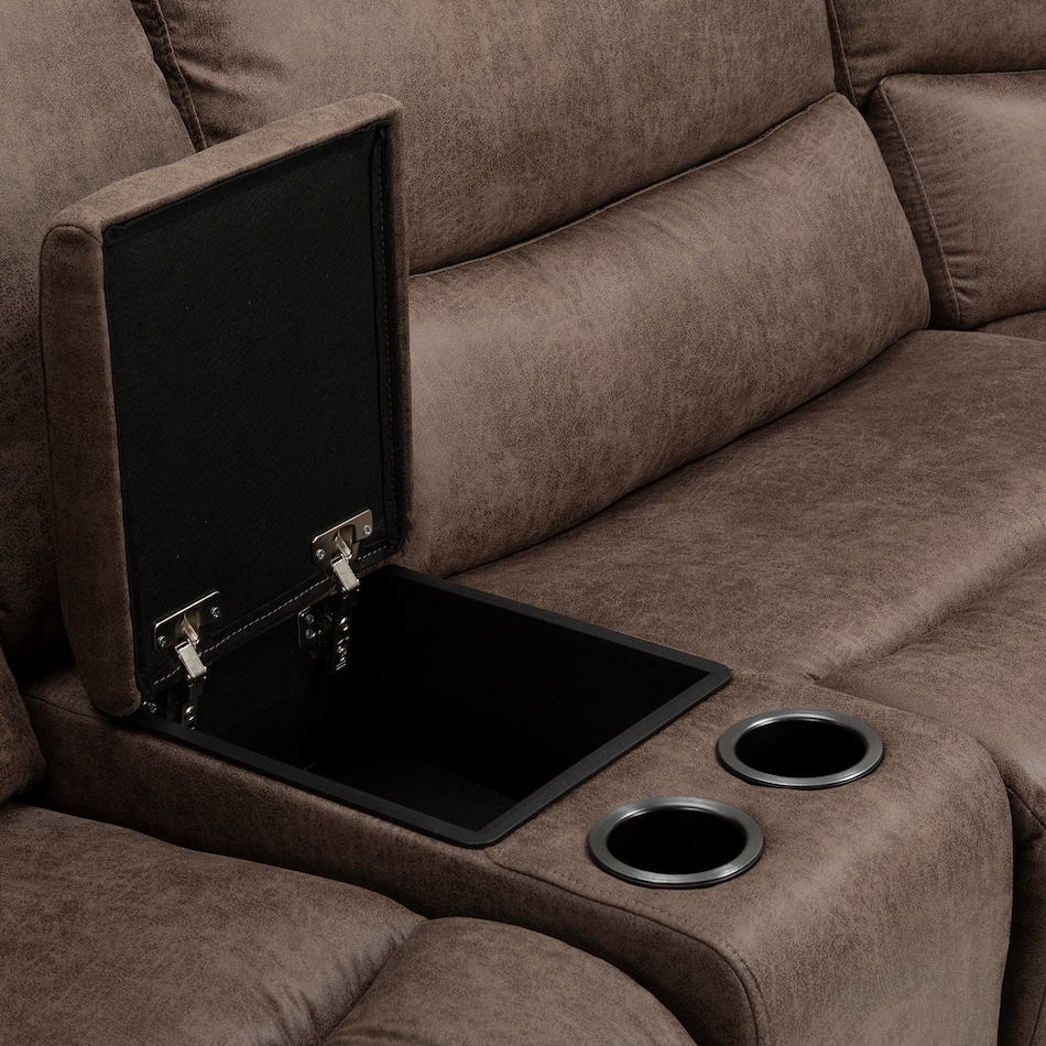 texas slate sectional w recliner mpc  