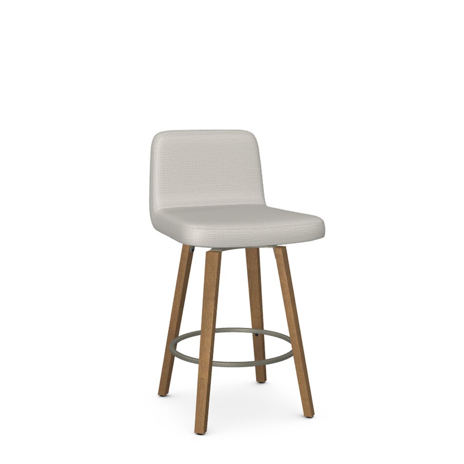 titanium boardwalk cashew casual counter height stools   