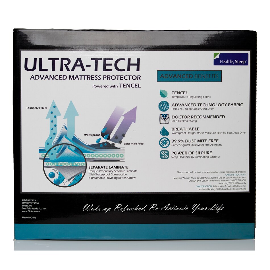 treated mattress pad   