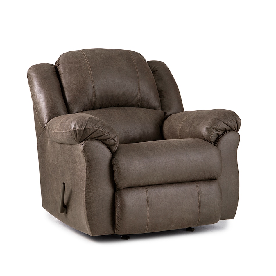 tumbleweed casual transitional recl sofa   