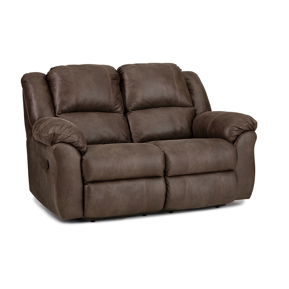 tumbleweed casual transitional recl sofa   