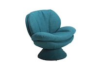 turquoise swivel rocker chair   