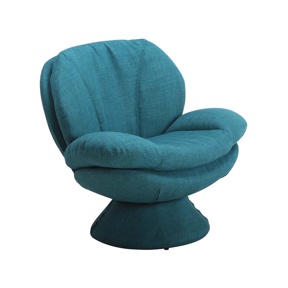 turquoise swivel rocker chair   