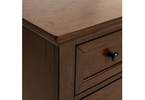 tuscan brown casual transitional bedroom   