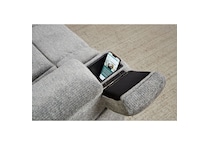 u gray fabric lift chair   