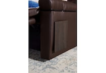 u brown fabric lift chair   