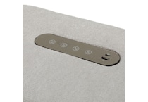 united light grey sectional stationary spc  