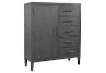 urbane grey contemporary bedroom   