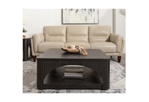 v beige leathermatch sofa   