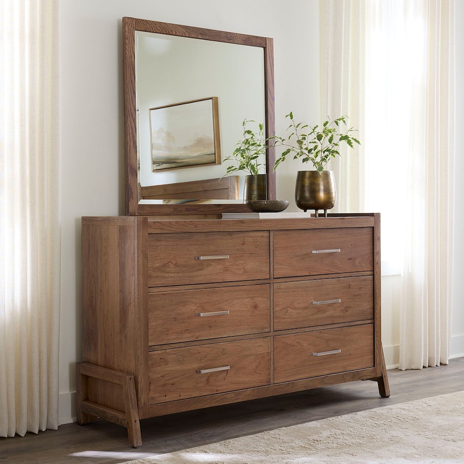 v brown mirror   