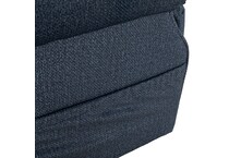 vance blue wall recliner   