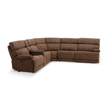 Mocha 6-Pc. Power Reclining Sectional