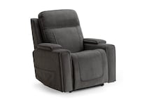 velvety steel wall recliner   